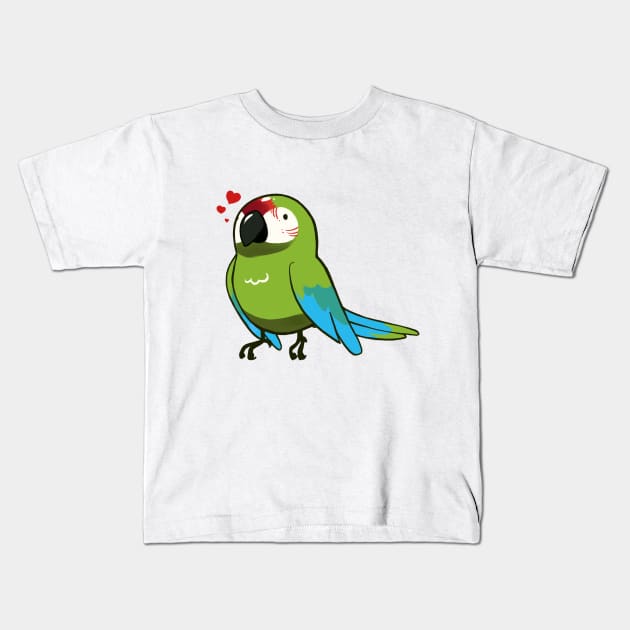 Macaw 4 Kids T-Shirt by Shemii